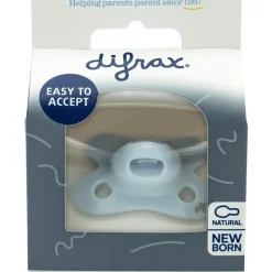 Online Difrax Fopspeen Natural Newborn Uni Ice BPA-vrij & geschikt voor pasgeboren baby’s