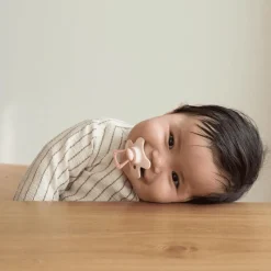 Outlet Difrax Fopspeen Naturel Pink Opal 18 Maanden