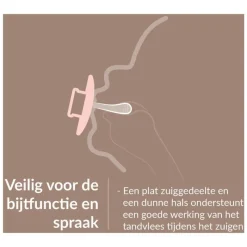 Discount Difrax LOVI Prime Fopspeen 18+ maanden Lilac/Violet