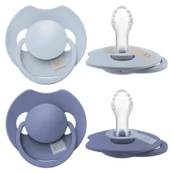 Difrax LOVI Prime Fopspeen 6-18 maanden Baby Blue/Blue