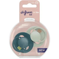 Best Difrax LOVI Prime Fopspeen 6-18 Maanden BPA-vrij Pistachio/Green