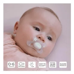 Sale Difrax Natural Fopspeen 0-6 M Glow In The Dark