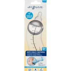 Sale Difrax S-fles Natural 250 ML Anti-koliek Babyfles 0+ Maanden