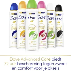 Clearance Dove Advanced Care Cucumber & Green Tea Deodorant Spray 200 ML