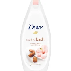 Outlet Dove Caring Bath Amandelmelk & Hibiscus Badcrème 450 ml