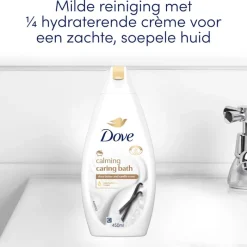 Clearance Dove Caring Bath Sheaboter & Vanille Badcrème 450 ml
