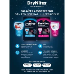 Best Huggies DryNites Disney Luierbroekjes Jongens 4 Tot 7 Jaar (17 - 30 kg) 10 stuks