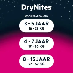 Online Huggies DryNites Frozen Luierbroekjes Meisjes 4 Tot 7 Jaar (17 - 30 kg) 10 stuks