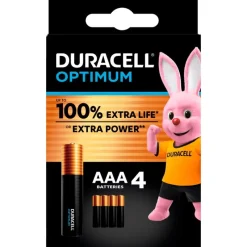 Clearance Duracell Batterijen Alka Optimum AAA x4