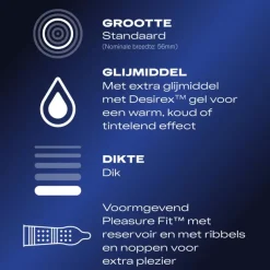 Outlet Durex Condooms Orgasm Intense met Ribbels 10 stuks
