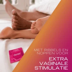 Hot Durex Condooms Pleasure Me met Ribbels 10 stuks