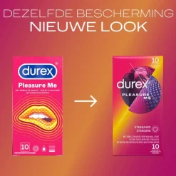 Hot Durex Condooms Pleasure Me met Ribbels 10 stuks