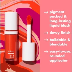 Discount e.l.f. Camo Liquid Blush Pinky Promise