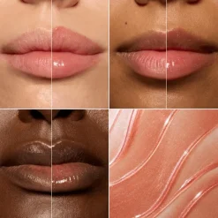 Online e.l.f. Glow Reviver Plumping Lip Oil Peach Shimmer Superneutral