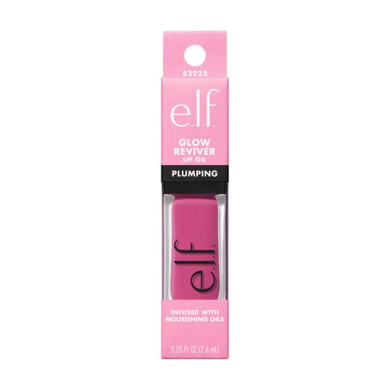 Sale e.l.f. Glow Reviver Plumping Lip Oil Ultraviolet