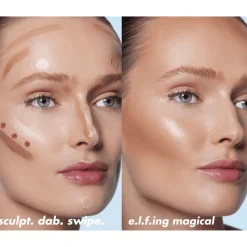 Outlet e.l.f. Halo Glow Contour Beauty Wand Tan/Deep