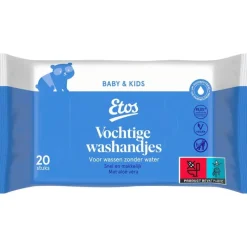 Discount Etos Baby & Kids Vochtige Wegwerpwashandjes 20 stuks