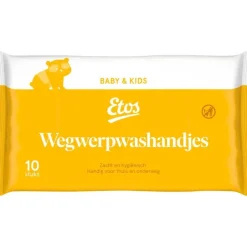 Discount Etos Baby & Kids Wegwerpwashandjes 10 stuks