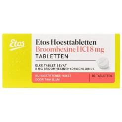 New Etos broomhexine 8mg tablet 30st