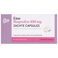 Best Etos Ibuprofen 400 mg Liquid Caps 20 st