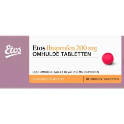 Sale Etos Ibuprofen 200 mg Omhulde Tabletten