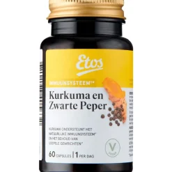New Etos Kurkuma & Zwarte Peper 60 capsules