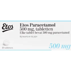 New Etos Paracetamol 500 mg Tabletten