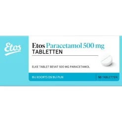 New Etos Paracetamol 500 mg Tabletten