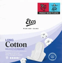 Sale Etos Pure & Organic Ultra Long Maandverband 11 stuks