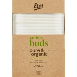 Sale Etos Pure & Organic Wattenstaafjes 200 stuks