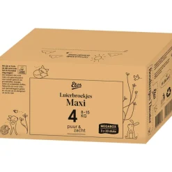 Best Etos Puur & Zacht Luierbroekjes Maat 4 Maxi 8-15 kg 60 stuks