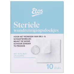 Best Etos Steriele Wondreinigingsdoekjes 10 doekjes