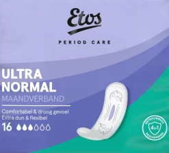 Sale Etos Ultra Maandverband Normal 16 stuks