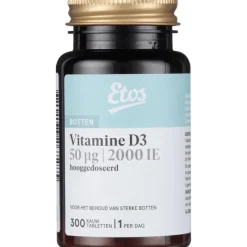 Clearance Etos Vitamine D3 50 ug Kauwtabletten Multifruit 300 stuks