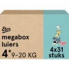 Online Etos Woezel & Pip Luiers Maxi+ Maat 4 9-20 kg Megabox 4x31 stuks