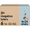 Online Etos Woezel & Pip Luiers XL Maat 6 16-30 kg Megabox 4x24 stuks