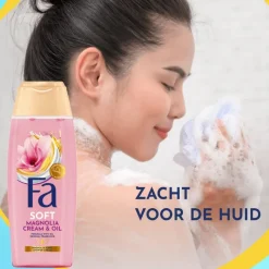 Hot FA Cream & Oil Silk & Magnolia Showergel 250 ML