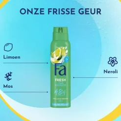 Outlet FA Lime Squeeze Deodorant Spray 150 ML