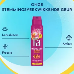 Outlet FA Sunset Love Deodorant Spray 150 ML