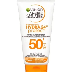 Discount Garnier Ambre Solaire Hydra 24H Protect Lotion Zonnebrandcrème SPF 50 50ml Reisformaat Waterresistent