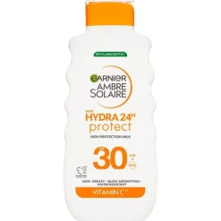 Garnier Ambre Solaire Hydra 24H Protect Lotion Zonnebrandcrème SPF30 175ml Waterresistent Vitamine Cg