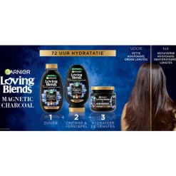Online Garnier Loving Blends Charcoal Shampoo 300 ML