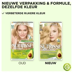 Discount Garnier Nutrisse Crème Permanente Haarverf 9.3 Zeer Licht Goudblond