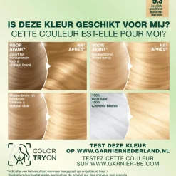 Discount Garnier Nutrisse Crème Permanente Haarverf 9.3 Zeer Licht Goudblond
