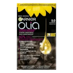 Hot Garnier Olia Permanente Haarverf 5.0 Licht Bruin