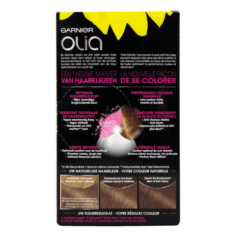 Outlet Garnier Olia Permanente Haarverf 6.0 Donkerblond