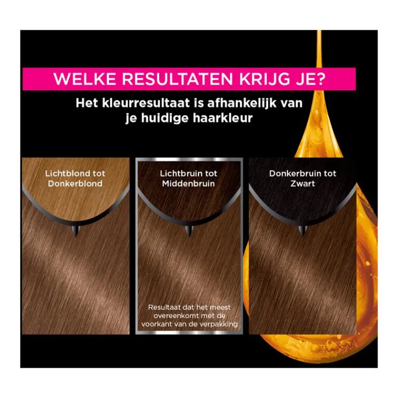 Outlet Garnier Olia Permanente Haarverf 6.0 Donkerblond