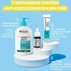 Clearance Garnier PureActive BHA + Niacinamide Daily fluid met SPF 50 40ML
