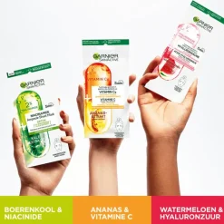 Online Garnier SkinActive Ampul Sheet Masker Met Watermeloen & Hyaluronzuur