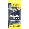 Best Gillette Blue3 Smooth Wegwerpmesjes 6 stuks